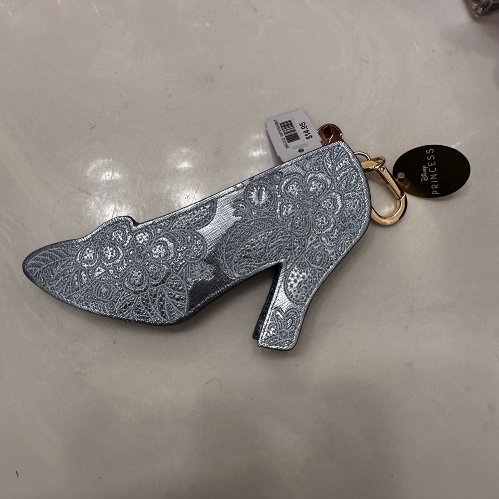 Prince Silver Shoe-Shaped Keychain